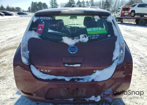 2017 Nissan Leaf S z USA, uszkodzony, nr VIN 1N4BZ0CP3HC307816